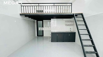 Phòng gác 30m2 cho nhóm 3-4 bạn cửa sổ trời thoáng ngay VLU, IUH