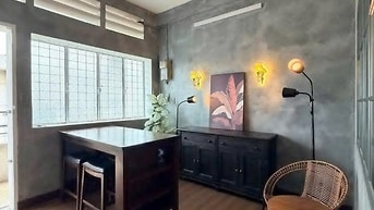 Chung cư Thang Bộ- Kênh Nhiêu Lộc, Quận 3, sẵn nội thất, 1PN, 42m2, gi