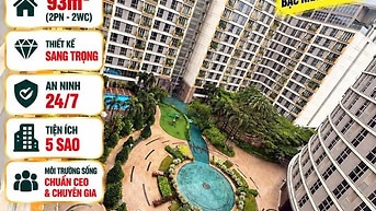 Bán căn hộ Saigon Airport Plaza 93m2, 2PN  , Sổ riêng 7.5tỷ