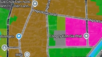 Bán đất chính chủ tại ngõ 18 thôn Siêu Quần xã Tả Thanh Oai, Thanh Trì