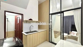 NHÀ MỚI CĂN HỘ 1PN TÁCH BẾP- FULL NỘI THẤT,MÁY GIẶT RIÊNG- KHU SÂN BAY