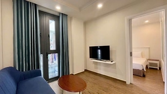 Chung cư Phúc Yên 2- Phan Huy Ích căn 2p ngủ 80m2, nội thất,giá 9tr/th