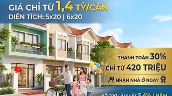 Bán NOXH ngay chợ Bình Chánh, giá chỉ từ 1.4 tỷ/căn.