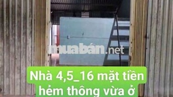 Nhà 4,5*16mặt tiền cầu suối Vĩnh Lộc B bình chánh tphcm.
