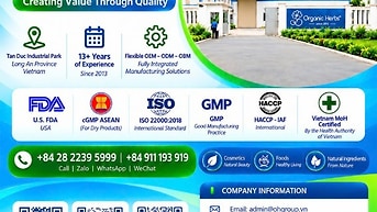 ORGANIC HERBS NHÀ SẢN XUẤT NGUYÊN LIỆU THIÊN NHIÊN, THỰC & MỸ PHẨM