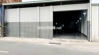 Kho Xưởng Mặt Tiền Đường Xe Tải 10 x 40m 1lửng