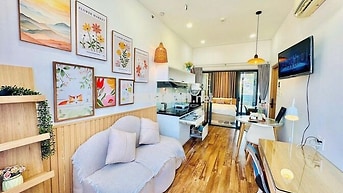  Căn hộ Penthouse 1 phòng ngủ – Ban công rộng – Khu vực BBQ