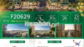 CĂN HỘ 1PN+ FOURS TOWER DIỆN TÍCH 56M2 RẺ NHẤT GIỎ HÀNG CHỈ 2 TỶ 3