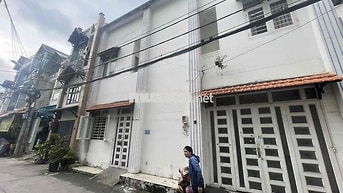 Cho thuê nhà 5x10m, 1 lầu, HXH, gần chợ cầu, NVQ, Q12
