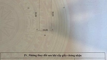 Bán nền đất 300m2 đường 20m KDC 3A, Mỹ Phước 3, Bến Cát, Bình Dương