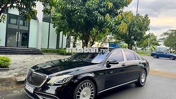 Mercedes-Benz S450 Luxury đen nội thất nâu