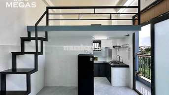 PHÒNG GÁC CAO ĐỨNG FULL NỘI THẤT BAN CÔNG GẦN ĐH VĂN LANG VÀ IUH