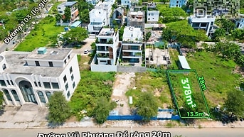 THU THIEM VILLA | Bán nền biệt thự 378m2, đường 20m, giá 160tr/m2