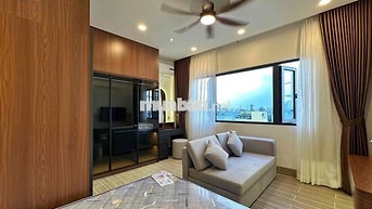 CĂN HỘ DỊCH VỤ LUXURY TÁCH BẾP CỬA SỔ TRỜI FULL NỘI THẤT CAO CẤP
