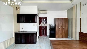 Căn hộ studio ban công siêu thoáng mát