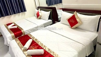 Phòng khách sạn 2 giường full nội thất, bao điện nước - 9 triệu/tháng