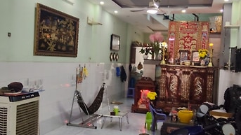 Nhà 2 mt hẻm xe hơi thông Kinh Dương Vương,An Lạc tphcm