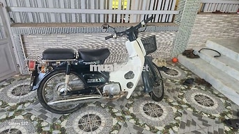 Honda Cub 86 Cổ điển Xanh trắng