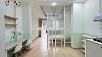 Cho thuê căn 1 phòng ngủ tách bếp ban công máy giặt riêng full nt q10