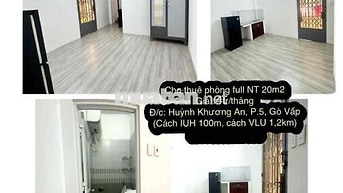 Cho thuê phòng mới xây như hình