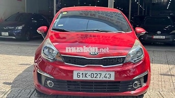 KIA RIO 2016 SỐ TỰ ĐỘNG 80000 KM ĐỎ