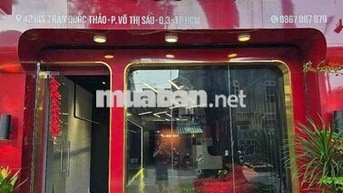 CHO THUÊ NHÀ MẶT TIỀN TRẦN QUỐC THẢO, QUẬN 3