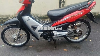 Honda Wave 50cc màu Đỏ Đen Bạc