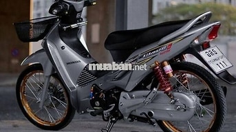 Xe máy Honda Wave màu đỏ, dòng xe bền bỉ
