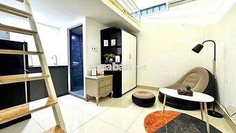 CHO THUÊ DUPLEX GÁC CAO, RỘNG 28m2 NGAY CÔNG VIÊN LÀNG HOA GÒ VẤP