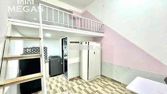 CĂN HỘ CAO CẤP - GÁC CAO 2M - FULL NỘI THẤT - MÁY GIẶT RIÊNG
