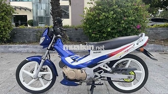 Suzuki Stinger 120 màu Xanh trắng
