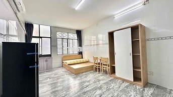 STUDIO RỘNG 25m2 có cửa sổ lớn Full NT - KDC Phong Phú gần BX Q8