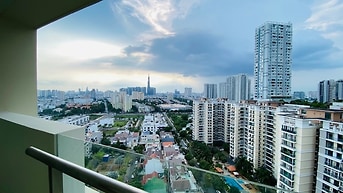 Cho thuê căn Penthouse Estella 2 tầng, tháp 3A, 271m2, 4PN, full nt
