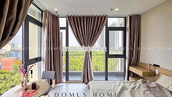 CHO THUÊ CĂN HỘ STUDIO BAN CÔNG FULL NỘI THẤT VIEW THÀNH PHỐ QUẬN 7