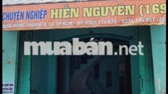 Cho thuê nhà mặt tiền nguyên căn 1 lầu