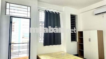 Studio có bancol cửa sổ trời full nội thất. Giá từ 3tr5