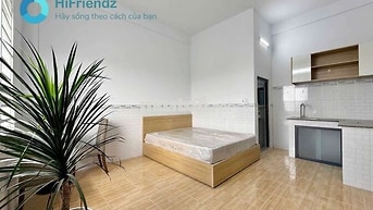 Studio Full nội thất nhận xe điện, oto gần HUFLIT, chợ đầu mối Hóc Môn
