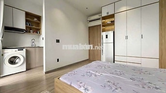 STUDIO - BANCON RỘNG - FULL NỘI THẤT MÁY GIẶT RIÊNG NGAY HOÀNG DIỆU 2