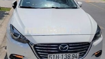 MAZDA 3 LUXURY 2019, ODO 50.000Km, Màu Trắng