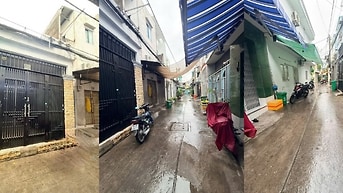 Cho thuê nhà nội thất cơ bản, sạch đẹp,  phòng ngủ có máy lạnh