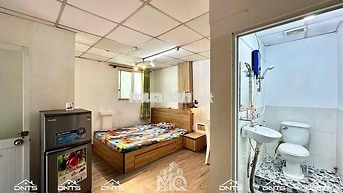 Phòng trọ quận 1 35m2 full nội thất, ban công lớn. Chợ Tân Định