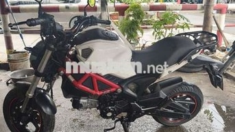 Xe máy Ducati 110 mini 2018 Trắng đen