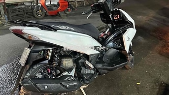Honda Air Blade màu Trắng đen