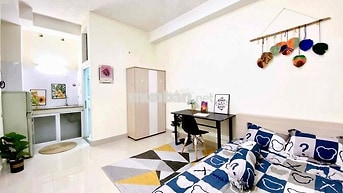STUDIO ĐẦY ĐỦ NỘI THẤT PHÒNG RỘNG NHÀ CÓ THANG MÁY BẢO VỆ 24/7