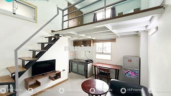 cho thuê phòng gác full nội thất khu lý phục man được nuôi mèo 