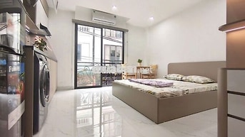 CHO THUÊ CĂN HỘ STUDIO FULL NỘI THẤT NGAY NGÕ 43 TRUNG KÍNH - CG