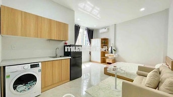 Studio Cửa Sổ Trời Siêu Thoáng, Full NT Có Máy Giặt Riêng, Gần Etown