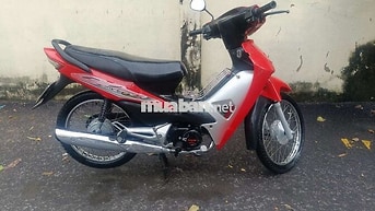 Xe máy số Halim Wave 50cc Đỏ bạc