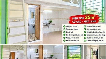 🔥 CHỈ CÒN 1 PHÒNG ĐẸP – 25m², CÓ GÁC, MÁY LẠNH – GIÁ 3,1 TRIỆU/THÁNG!