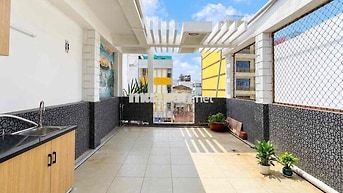 CHO THUÊ CĂN HỘ 1PN TÁCH BẾP - BAN CÔNG SIÊU RỘNG NGAY LBB - ĐẦM SENNN